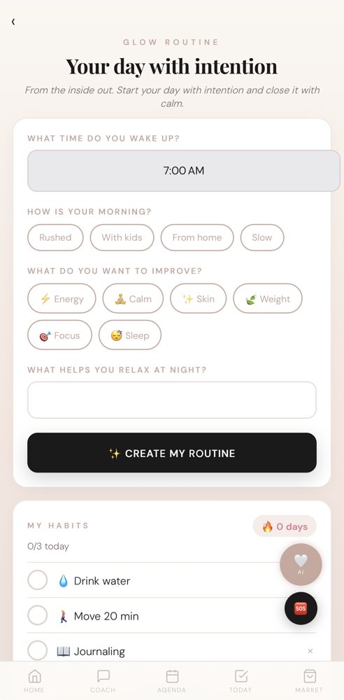 Glow Up With IA, morning routine